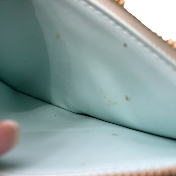 KATE SPADE Painterly Cheetah Pencil Pouch in Kelly Green and White - Picture 4 of 4